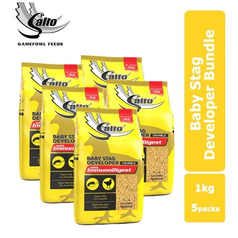 Salto Baby Stag Developer Crumble, 1kg (Bundle of 5 pcs).